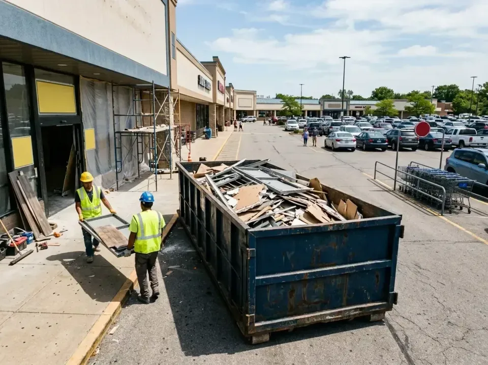 retail-store-renovation-debris-003 — frequently asked questions, Roll-off Dumpster Rentals in Naval Academy, MD